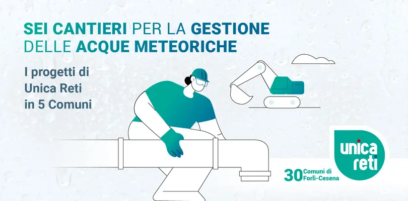 Al via sei cantieri per la gestione delle acque meteoriche: i progetti di Unica Reti in cinque  Comuni