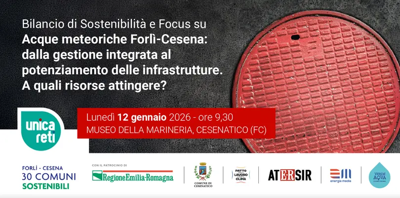 Unica Reti presenta il Bilancio di sostenibilità e apre il confronto sulle acque meteoriche