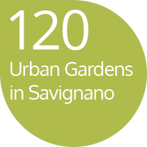 120 Urban Gardens in Savignano